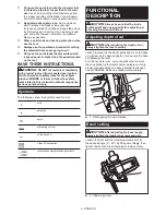 Предварительный просмотр 6 страницы Makita HS7010 Instruction Manual