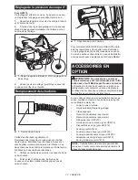 Предварительный просмотр 22 страницы Makita HS7010 Instruction Manual