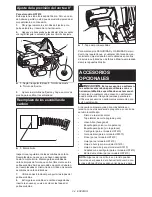 Предварительный просмотр 34 страницы Makita HS7010 Instruction Manual