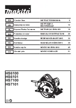 Предварительный просмотр 1 страницы Makita HS7101J Instruction Manual