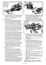 Предварительный просмотр 5 страницы Makita HS7610 Instruction Manual