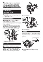 Предварительный просмотр 6 страницы Makita HS7610 Instruction Manual