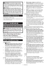 Preview for 7 page of Makita HS7611J Instruction Manual