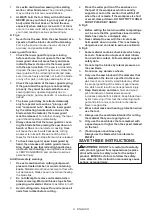 Preview for 8 page of Makita HS7611J Instruction Manual