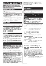 Preview for 9 page of Makita HS7611J Instruction Manual