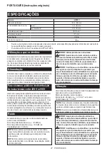 Preview for 47 page of Makita HS7611J Instruction Manual