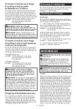 Preview for 57 page of Makita HS7611J Instruction Manual