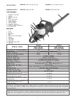 Preview for 2 page of Makita HTB7600 Instruction Manual