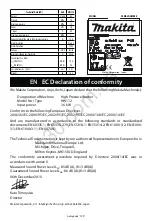 Preview for 12 page of Makita HW 112 Manual