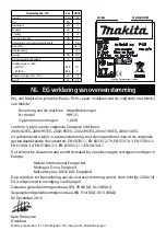 Preview for 46 page of Makita HW 121 Manual