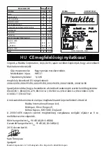 Предварительный просмотр 106 страницы Makita HW 121 Manual