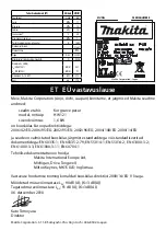 Preview for 131 page of Makita HW 121 Manual