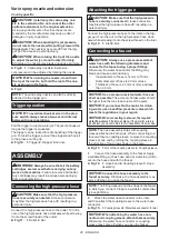 Preview for 20 page of Makita HW001GZ Instruction Manual