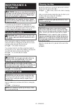 Preview for 23 page of Makita HW001GZ Instruction Manual