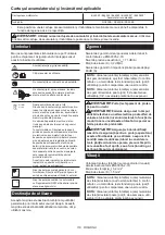 Preview for 119 page of Makita HW001GZ Instruction Manual