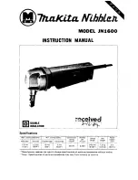 Предварительный просмотр 1 страницы Makita JN1600 Instruction Manual