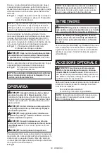 Preview for 53 page of Makita JR001G Instruction Manual