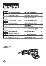 Preview for 1 page of Makita JR002GZ Instruction Manual