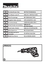 Предварительный просмотр 1 страницы Makita JR002GZ Instruction Manual