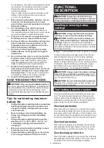 Preview for 6 page of Makita JR002GZ Instruction Manual
