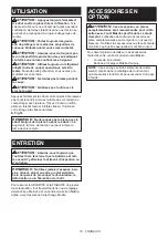 Preview for 16 page of Makita JR002GZ Instruction Manual