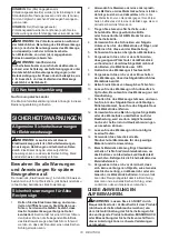 Preview for 18 page of Makita JR002GZ Instruction Manual