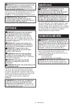 Preview for 23 page of Makita JR002GZ Instruction Manual