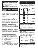 Preview for 49 page of Makita JR002GZ Instruction Manual