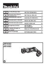 Предварительный просмотр 1 страницы Makita JR103DSME Instruction Manual