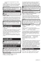 Preview for 37 page of Makita JR103DSME Instruction Manual