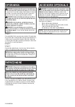 Preview for 38 page of Makita JR103DSME Instruction Manual