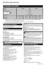 Preview for 39 page of Makita JR103DSME Instruction Manual