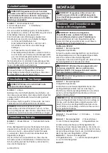 Preview for 42 page of Makita JR103DSME Instruction Manual