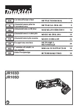 Предварительный просмотр 1 страницы Makita JR103DWME Instruction Manual