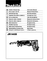 Makita JR140D Instruction Manual preview