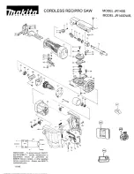 Предварительный просмотр 1 страницы Makita JR140D Parts Manual