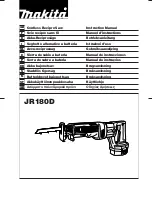 Makita JR180D Instruction Manual предпросмотр