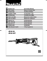 Предварительный просмотр 1 страницы Makita JR3030 Instruction Manual