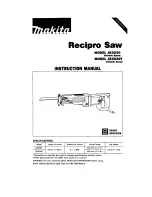 Предварительный просмотр 1 страницы Makita JR3030T Instruction Manual