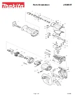 Preview for 1 page of Makita JR3050T Parts Breakdown