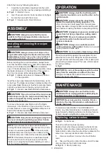 Preview for 6 page of Makita JR3051TK Instruction Manual