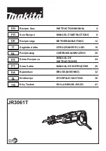 Предварительный просмотр 1 страницы Makita JR3061T Instruction Manual