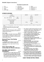 Preview for 4 page of Makita JR3070CTH Instruction Manual