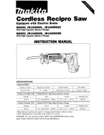 Предварительный просмотр 1 страницы Makita JRl40DW6 Instruction Manual