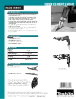 Preview for 2 page of Makita JS8000 Specifications