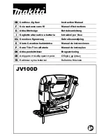 Makita JV100D Instruction Manual предпросмотр