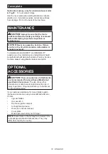 Preview for 10 page of Makita JV101D Instruction Manual