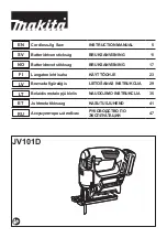 Preview for 1 page of Makita JV101DWYE Instruction Manual