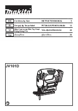 Preview for 1 page of Makita JV101DZ Instruction Manual