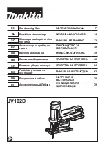 Preview for 1 page of Makita JV102D Instruction Manual